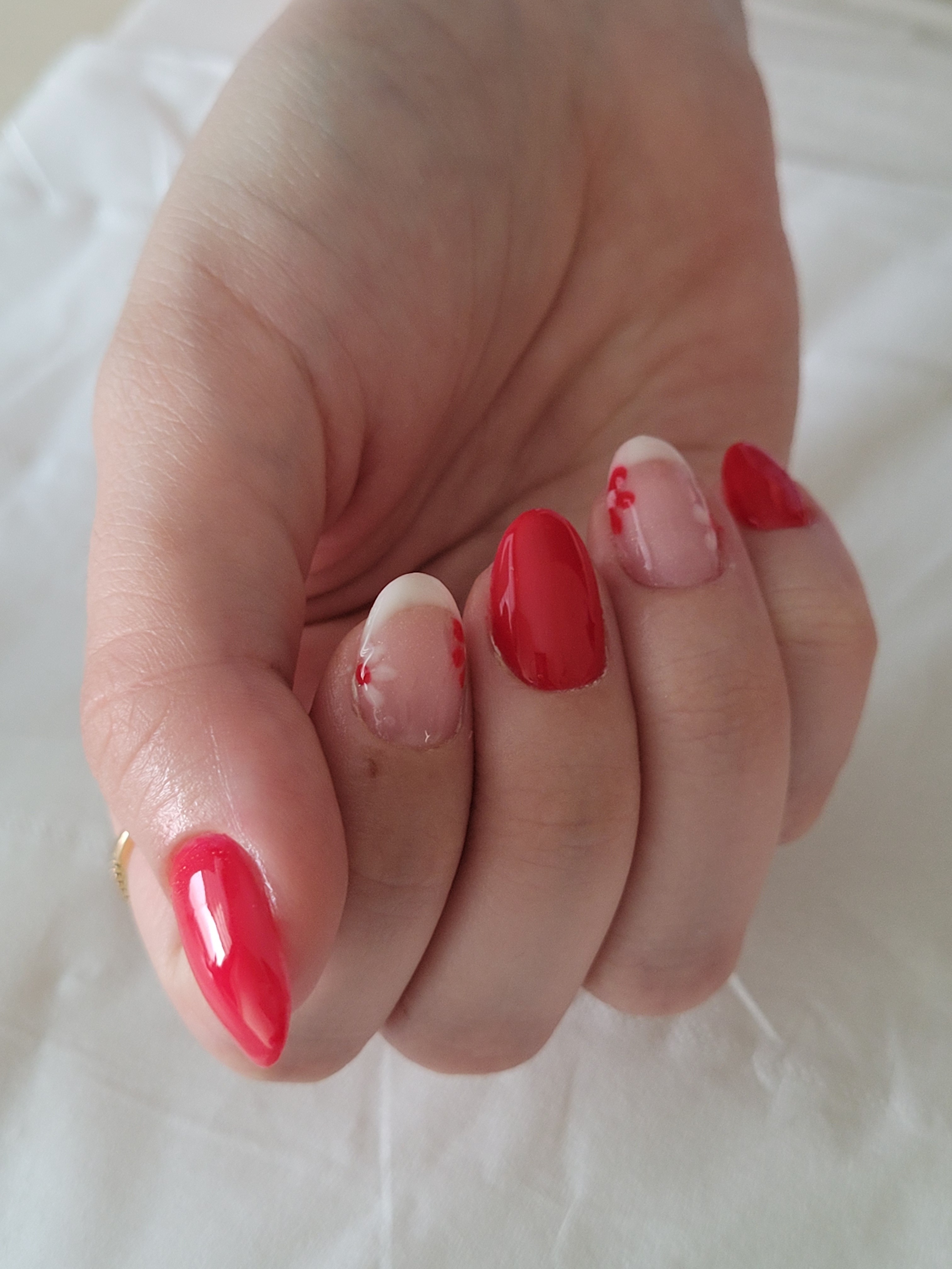 semi permanent avec motifs fleurs