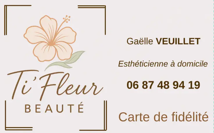 carte de fidélité de Ti'Fleur Beauté